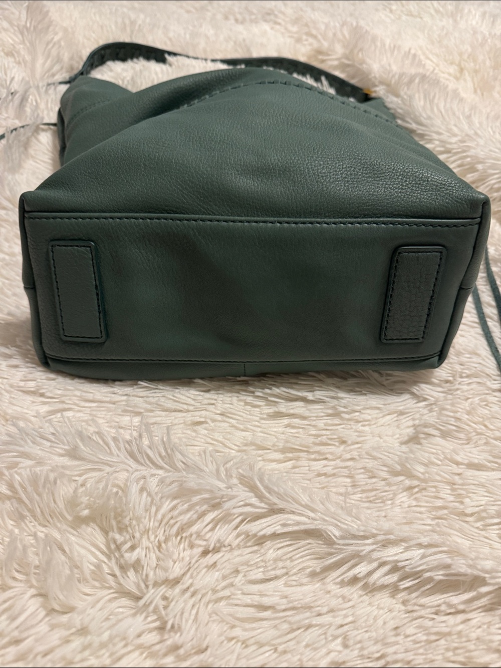HOBO Entwine Meadow Green Leather Braided-Handle Hobo Bag - Picture 4 of 13